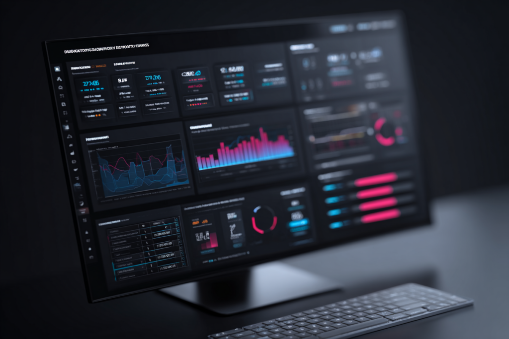 Data backup and recovery dashboard showing protected business systems